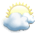 Without precipitation, mostly cloudy